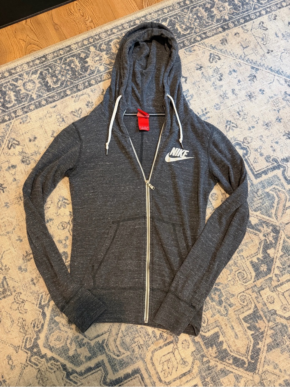 Nike Charcoal Gray Zip Up Hoodie